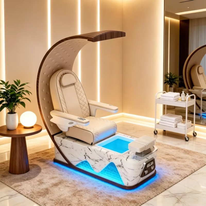 Spa Wellness Hotel - Sillón de Pedicura Eléctrico de Lujo,